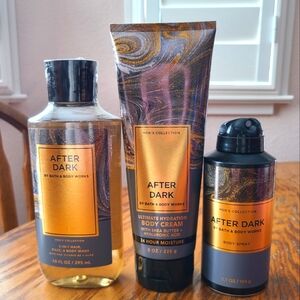 🛍BOGO 50% OFF🌛🌑🛁 NWT‼️ Bath & Body Works Men's "After Dark" 3-pc Collection